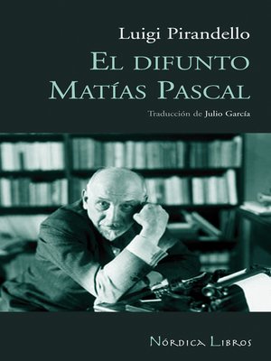 cover image of El difunto Matías Pascal
